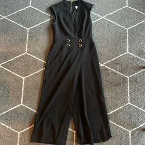 Calvin Klein Black Sleeveless Jumpsuit